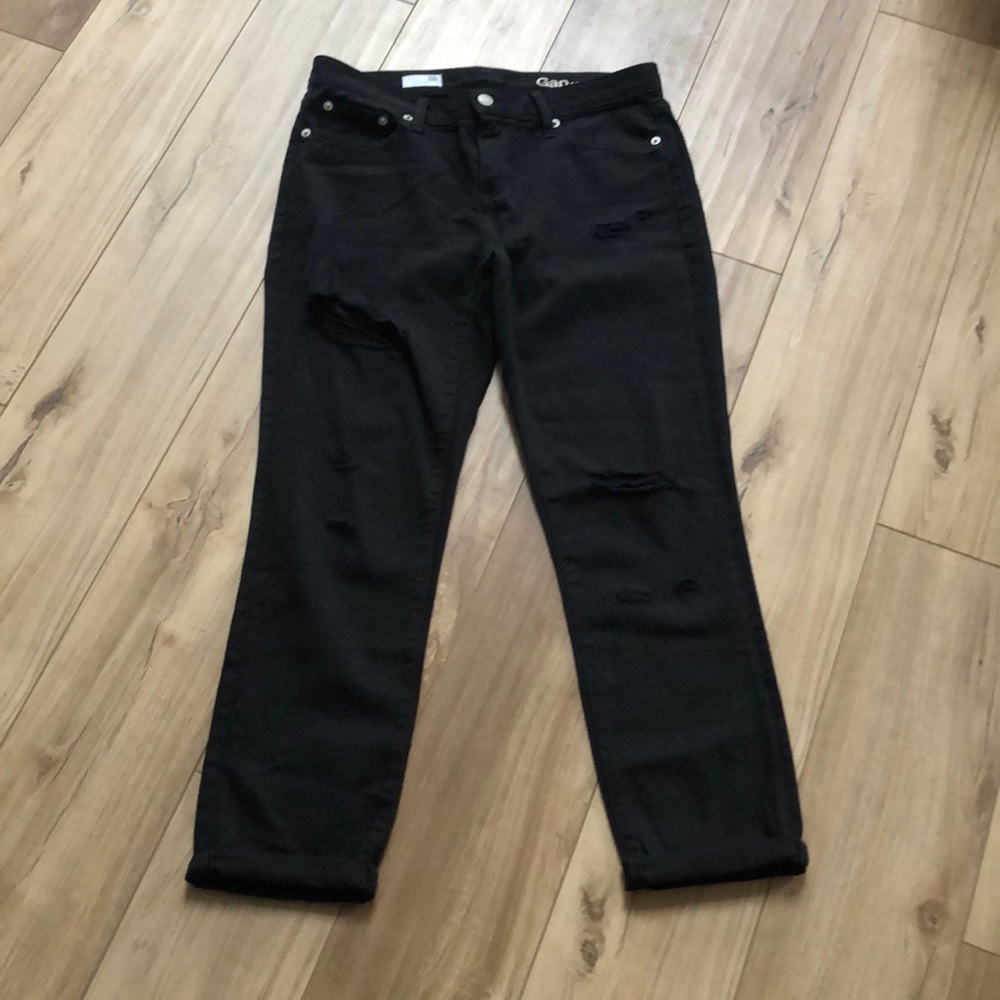 GAP Black Girlfriend Jeans Size 28